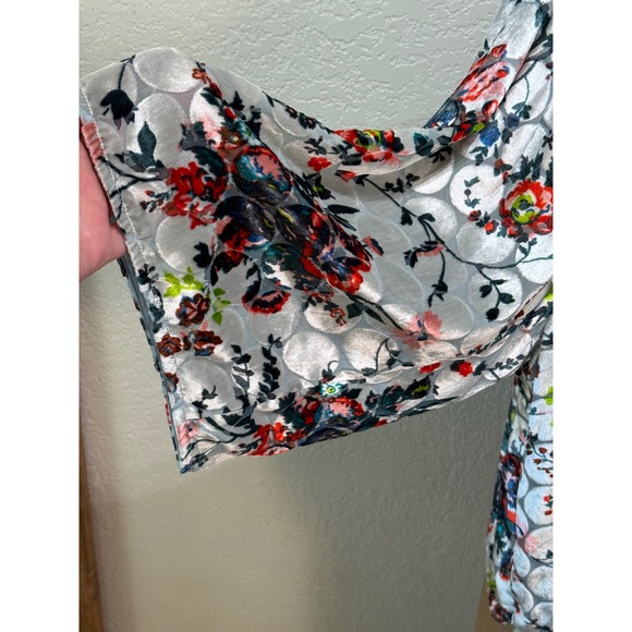 Anthropologie Floral Wrap Top - Multicolor - Picture 4 of 11